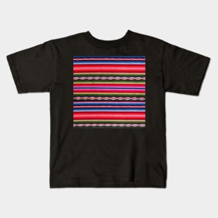 Mexico Guatemala Peru Maya Aztec Colorful Fabric Kids T-Shirt